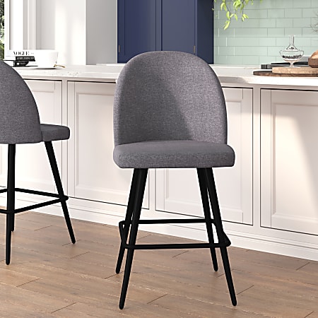 Flash Furniture Lyla Commercial Modern Armless Counter Stools,
