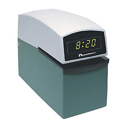 Acroprint Digital Face Heavy-Duty Electric Time Stamp