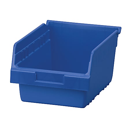 Akro Mils AkroBin Storage Bin Small Size Blue 5 x 11 x 10 78 - Office Depot