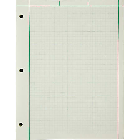  Dotted Grid Paper, Letter Size, 3-Hole Punched, 200