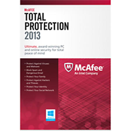McAfee Total Protection 2013 - 1 User, Download Version