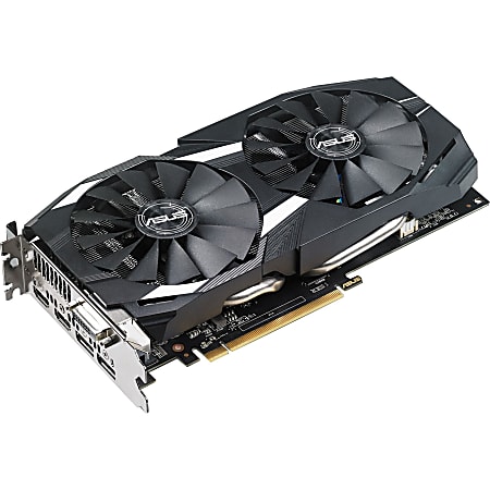 Asus DUAL-RX580-O8G Radeon RX 580 Graphic Card - 8 GB GDDR5 - 1.36 GHz Core - 256 bit Bus Width - DisplayPort - HDMI - DVI