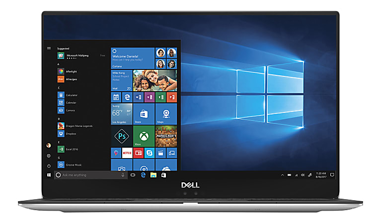 Dell™ XPS 13 9370 Laptop, 13.3" 4K UHD Touch Screen, Intel® Core™ i7, 16GB Memory, 512GB Solid State Drive, XPS9370-7392SLV-PUS