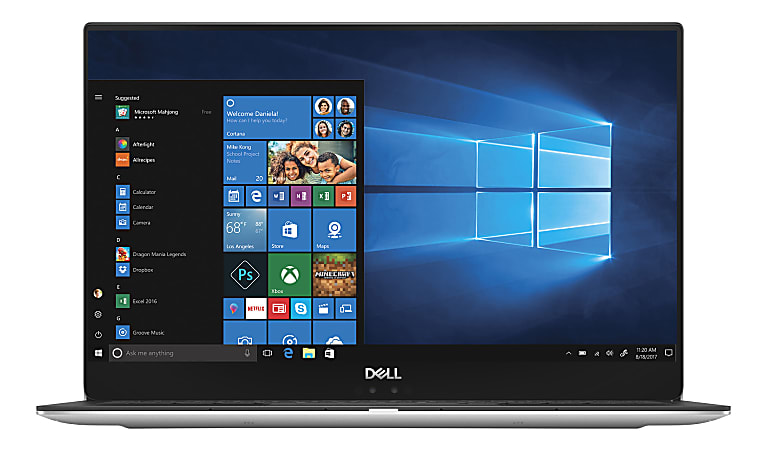 Dell XPS 13 9370 Laptop 13.3 4K UHD Touch Screen Intel Core i7 16GB Memory 512GB Solid State Drive XPS9370 7392SLV PUS Office Depot
