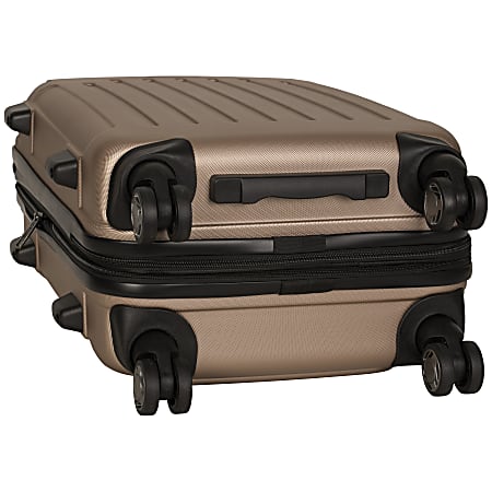 Kenneth Cole Reaction R Tech Expandable Rolling Carry On 23 12 H x 17 W x 12 D Rose Gold Office Depot