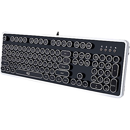 Adesso® AKB-636UB USB Mechanical Typewriter Keyboard