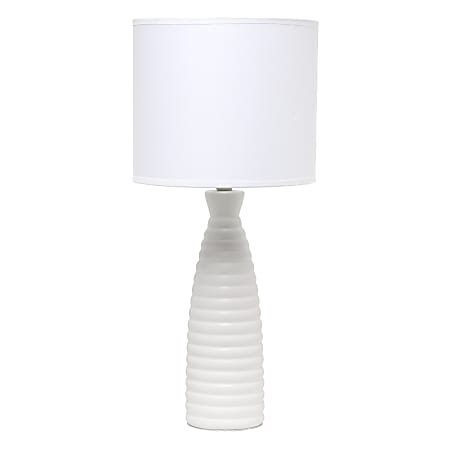 Simple Designs Alsace Bottle Table Lamp, 20-1/4"H, Off
