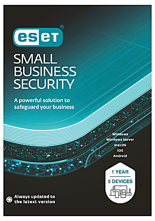 ESET Small Business Security, For 5 Devices, PC/Mac, Product Key/Download