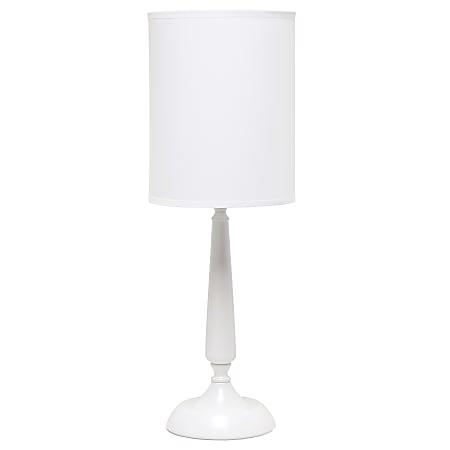 Simple Designs Traditional Candlestick Table Lamp, 22-3/4"H,