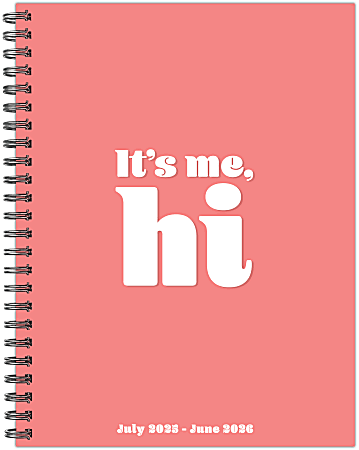 2025-2026 Willow Creek Press Softcover Weekly/Monthly Academic Planner, 6-1/2" x 8-1/2", It’s Me, July 2025 To June 2026, 55106