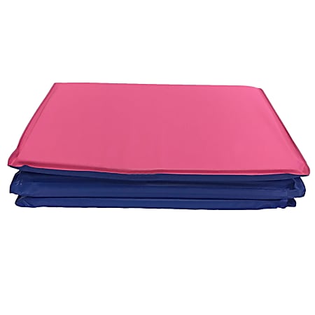 Peerless Plastics Toddler KinderMat, 46" x 21", Blue/Pink