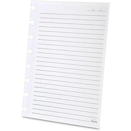 Ampad Legal/wide-Ruled Refill Sheets for Tops Versa Crossover Notebook - 60 Sheets - 15 lb Basis Weight - 5 1/2" x 8 1/2" - White Paper - Repositionable, Micro Perforated - 1Each