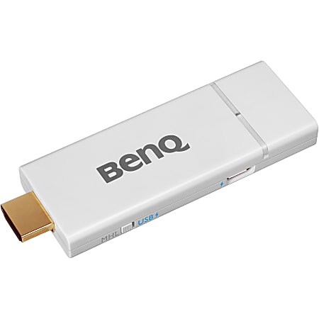 BenQ QCast QP01 IEEE 802.11n - WiMedia Adapter for Projector - Micro USB - 54 Mbit/s - 2.40 GHz ISM - External