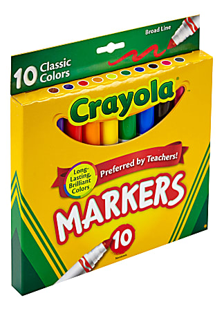 https://media.officedepot.com/images/f_auto,q_auto,e_sharpen,h_450/products/764180/764180_o02_crayola_broad_line_markers/764180