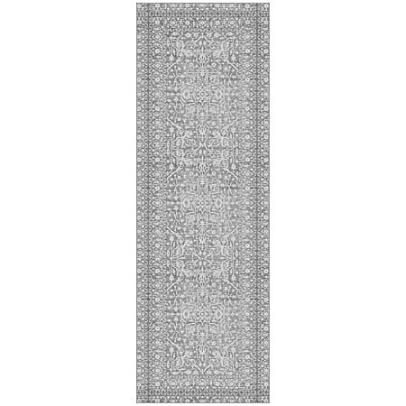 GelPro Nevermove Bella Area Rug, 36" x 108", Gray