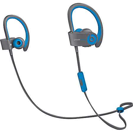 Beats by Dr. Dre Powerbeats2 Wireless In-Ear Headphones, Active Collection - Stereo - Wireless - Bluetooth - 30 ft - Over-the-ear - Binaural - In-ear - Blue