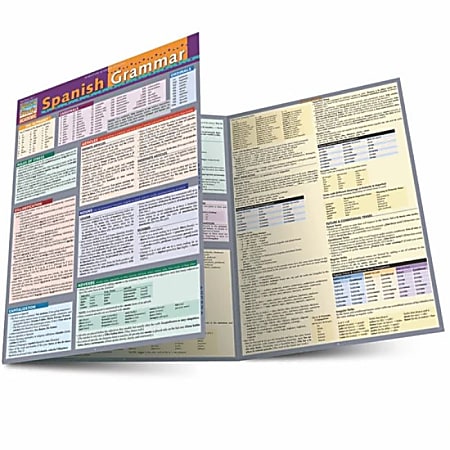 QuickStudy Guide, Spanish Grammar, Total Qty 1