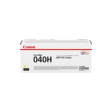 Canon Toner Cartridge - Laser - High Yield - 10000 Pages - Yellow - 1 Each Canon Toner Cartridge - Laser - High Yield - 10000 Pages - Yellow - 1 Each