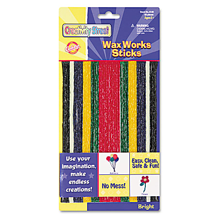 Creativity Street 8 Assorted Wax Works Sticks 288pc