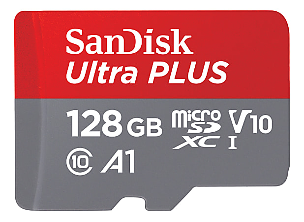 SanDisk® Ultra PLUS microSD™ Card, 128GB