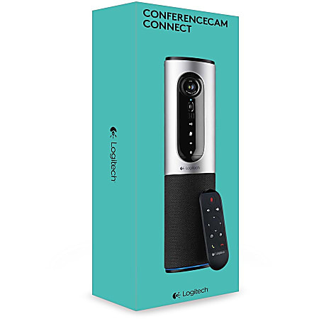 Logitech Conference Cam Connect BlackSilver Office Depot