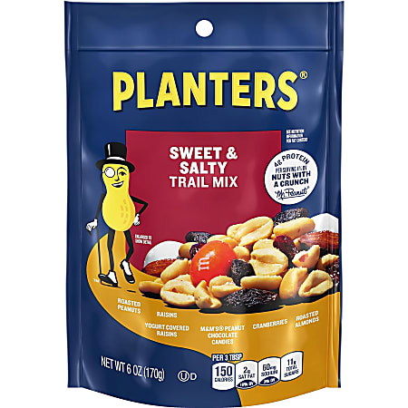 Kraft Planters Sweet & Salty Trail Mix, 6 Oz