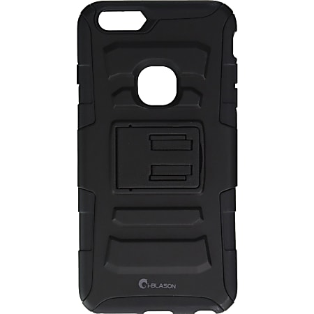 i-Blason Prime Carrying Case (Holster) Smartphone - Black - Impact Resistant, Shock Resistant - Polycarbonate, Silicone - Holster, Belt Clip