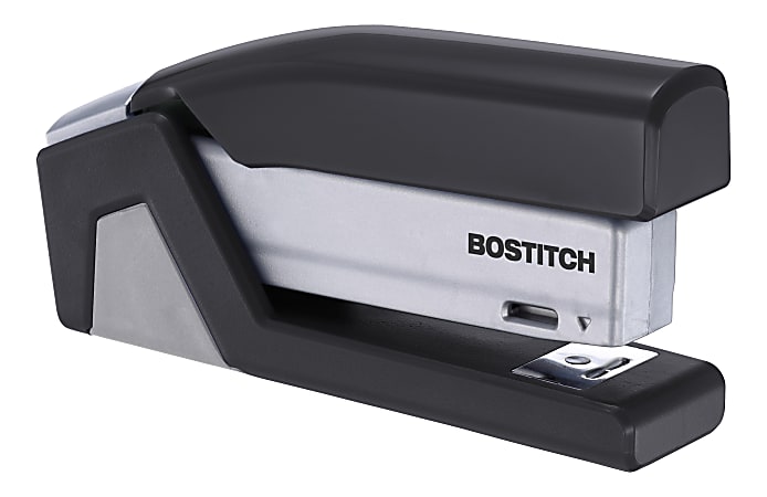 Bostitch® InJoy™ 20 Spring-Powered Compact Stapler, 20 Sheets Capacity, Black/Gray