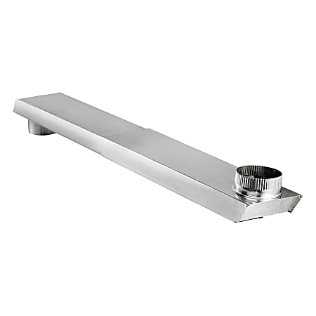 Lambro Periscope 90° Rectangular Aluminum Dryer Duct, Silver, 3005-R