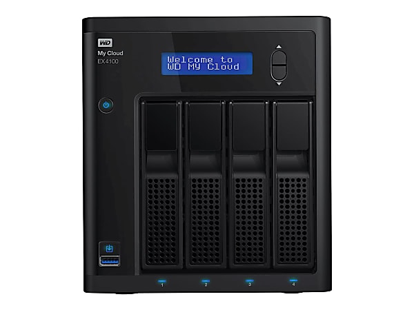 Western Digital® My Cloud Business Series Server, Marvell ARMADA 388 Dual-Core, 16TB HDD, EX4100