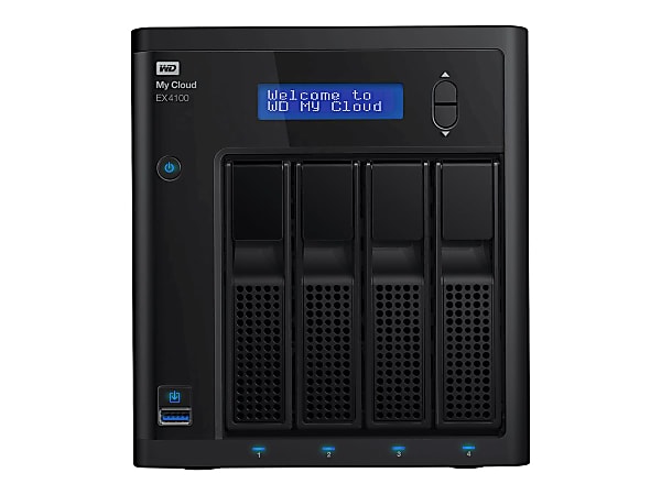 Western Digital® My Cloud Business Series Server, Marvell ARMADA 388 Dual-Core, 16TB HDD, EX4100