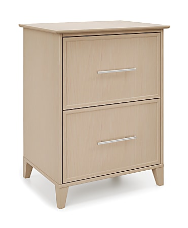 Realspace® Koru 23-1/2"W x 17-1/2"D Lateral 2-Drawer File Cabinet, Natural Oak, BIFMA Compliant