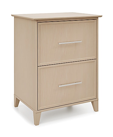 Realspace® Koru 23-1/2"W x 17-1/2"D Lateral 2-Drawer File Cabinet, Natural Oak