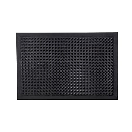 Floortex&reg; Doortex&reg; Anti-Fatigue BubbleMat, 36" x 60", Black