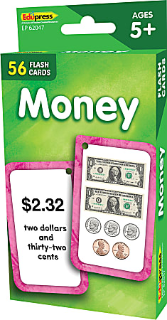 Teacher Created Resources 56-Piece Money Flash Card Set