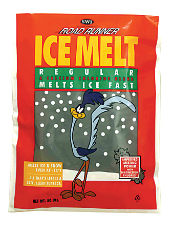 Scotwood Road Runner Ice Melt - Pellet - Magnesium Chloride, Calcium Chloride, Sodium Chloride -15°F (-26.1°C) - 50 lb