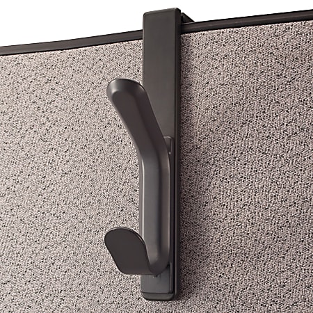 Office Depot Cubicle Coat Hook Charcoal - Cubicle Wall Hangers For Pictures