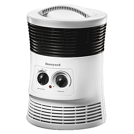 Honeywell Surround 1,500-Watt Fan-Forced Heater, Black/White