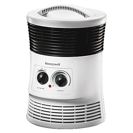 Honeywell Surround 1,500-Watt Fan-Forced Heater, Black/White