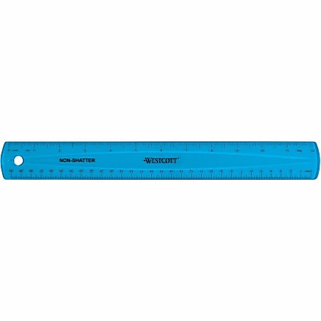 Westcott Shatterproof Ruler 12 Assorted Colors - Office Depot
