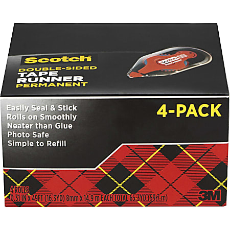 Scotch® Tape Runner 055-CFT, .31 in x 49 ft > Roller & Runner Tapes >  Industrial General Store
