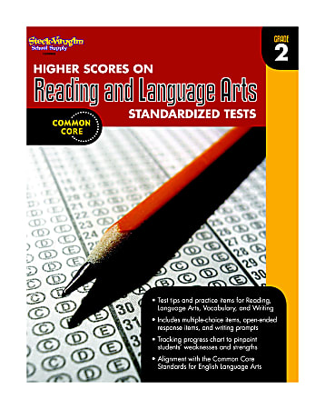 Steck-Vaughn Higher Scores On Standardized Tests For Reading And Language Arts Workbook, Grade 2