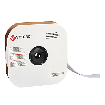 VELCRO Brand Tape Roll Hook 2 x 75 White - Office Depot
