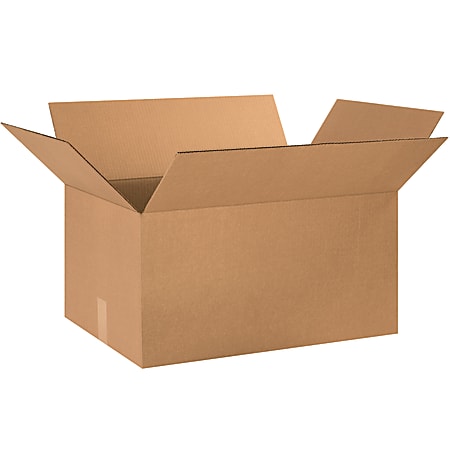 Partners Brand Corrugated Boxes, 13"H x 16"W x 24"D, 15% Recycled, Kraft, Bundle Of 15