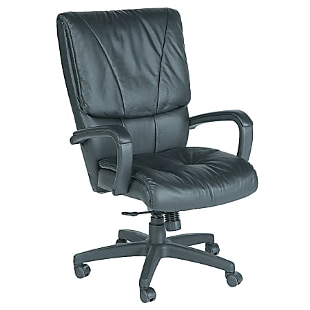 ChairWorks Verona High Back Leather Chair 41 H x 24 12 W x 29 14 D