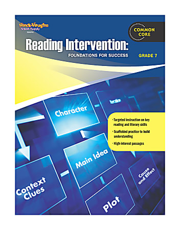 Steck-Vaughn School Supply Reading Intervention: Foundations For Success, Grade 7