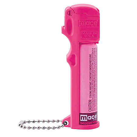Mace® Brand Personal Model Pepper Spray, 4-1/2”H x 1”W x 1”D, Neon Pink