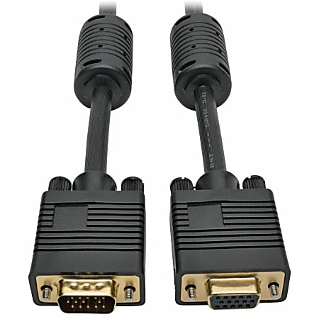 Tripp Lite VGA Coax High-Resolution Monitor Extension Cable with RGB Coax (HD15 M/F), 3 ft. -Extension Cable - P500003