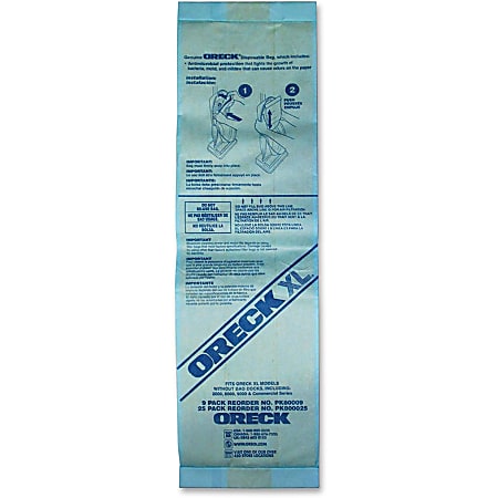 Oreck XL Upright Single-wall Filtration Bags - 25