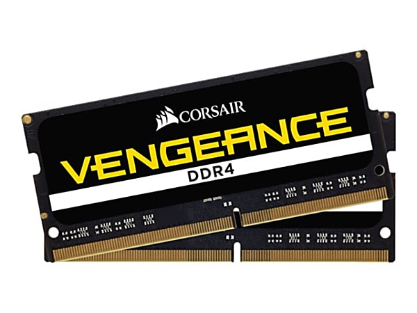 Corsair Vengeance 32GB (2 x 16GB) DDR4 SDRAM Memory Kit - 32 GB (2 x 16GB) - DDR4-3000/PC4-24000 DDR4 SDRAM - 3000 MHz - CL16 - 1.20 V - Unbuffered - 260-pin - SoDIMM